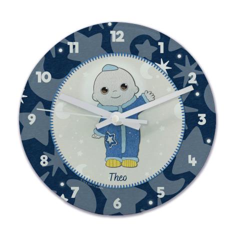 Personalised Moon and Me Moon Baby Glass Clock £22.99